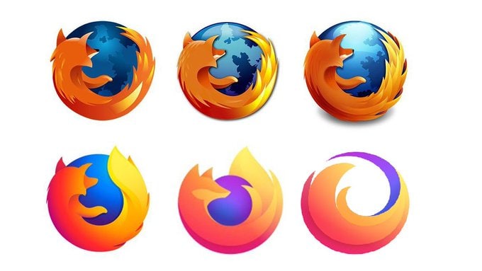 #Firefox #Mozilla #logo #火狐 #浏览器 #段子【Mozilla 强调 Firefox 的 logo 仍然包含小狐狸】过去几天一个广泛流传的 meme 宣称，Firefox 著名的红色小狐狸 logo 正被逐渐简化直至消失（图一）